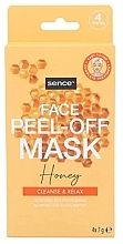 Fragrances, Perfumes, Cosmetics Honey Peel-Off Mask - Sence Facial Peel-Off Mask Honey