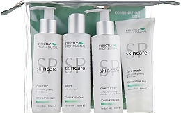 Fragrances, Perfumes, Cosmetics Combination Skin Set - Strictly Professional SP Skincare (cleanser/150ml + toner/150ml + moisturiser/150ml + mask/100ml)