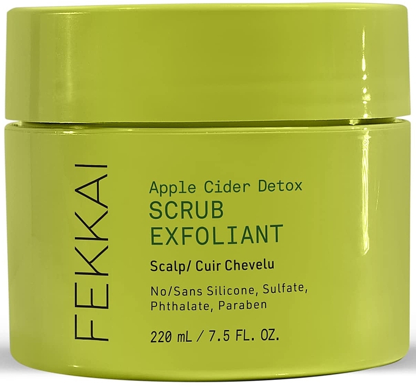 Scalp Scrub with Apple Cider Vinegar - Fekkai Apple Cider Detox Exfoliating Scrub — photo N1