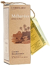 Fragrances, Perfumes, Cosmetics Caravan Deodorant Cream - L'Erbolario Crema Deodorante Con estratto di Daltero e di Mirra