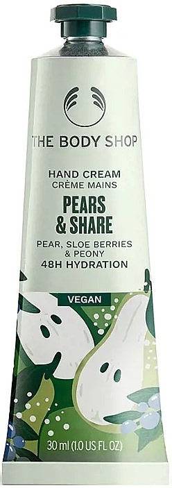 Pear Hand Cream - The Body Shop Pears & Share Hand Cream — photo N1