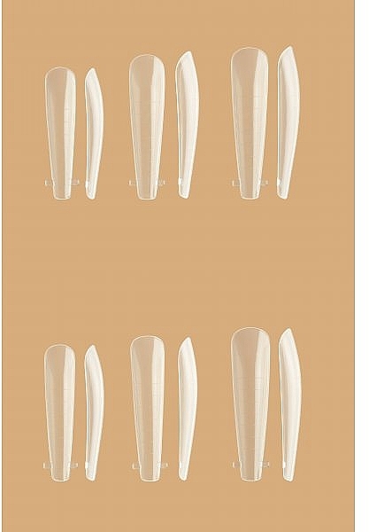 Ballerina Reusable Plastic Nail Extension Mold Pads - Kodi Professional Plastic Form System — photo N3