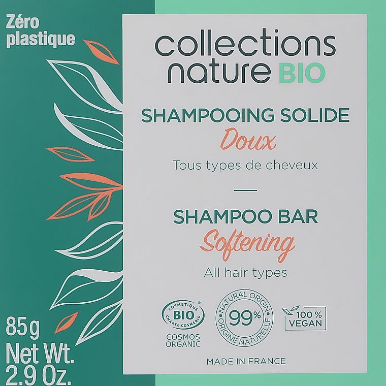 Moisturizing Solid Shampoo - Eugene Perma Collections Nature Bio Organic Solid Shampoo — photo N1