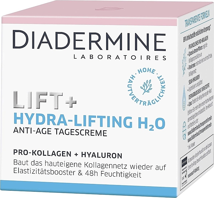 Lift + Hydra Lifting H2O Anti-Age Cream - Diadermine Lift+ Hydra-Lifting H2O Anti-Age Day Cream — photo N1