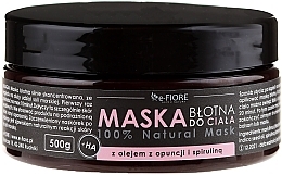 Fragrances, Perfumes, Cosmetics Mud Body Mask with Spirulina, Opuntia Oil and HA Acid - E-Fiore Body Mask With Spirulina, Opuntia Oil And HA Acid