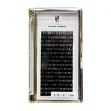 Fragrances, Perfumes, Cosmetics Individual Lashes 0.10-C, 11 mm - Ibra Volume Method