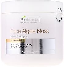 Fragrances, Perfumes, Cosmetics Alginate Face Mask with Colloidal Gold - Bielenda Professional Face Algae Mask