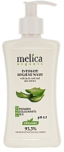 Fragrances, Perfumes, Cosmetics Intimate Wash with Lactic Acid and Aloe Extract - Melica Organic Intimate Hygiene Wash