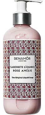 Rose Liquid Hand Soap - Benamor Rose Amelie Hand Wash Cream — photo N1