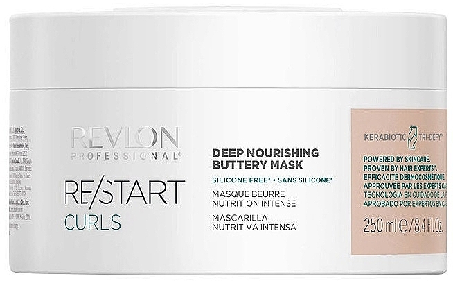 Nourishing Mask for Curly Hair - Revlon Professional ReStart Curls Deep Nourishing Buttery Mask — photo N1