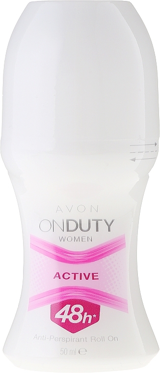 Roll-On Antiperspirant - Avon On Duty Woman Active 48h Anti-Perspirant Roll-On — photo N1