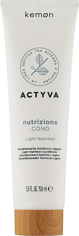 Conditioner for Slightly Dry Hair - Kemon Actyva Nutrizione Cond — photo N1