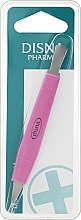 Fragrances, Perfumes, Cosmetics Disna Pharm - Cuticle Trimmer & Pusher, 11.8 cm, pink