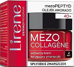 Fragrances, Perfumes, Cosmetics Anti-Wrinkle Night Face Cream - Lirene Mezo Collagene