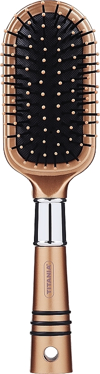 Square Hair Brush, 1753, gold - Titania — photo N1