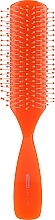 Fragrances, Perfumes, Cosmetics Narrow Massage Hair Brush, 9-row, orange - Titania