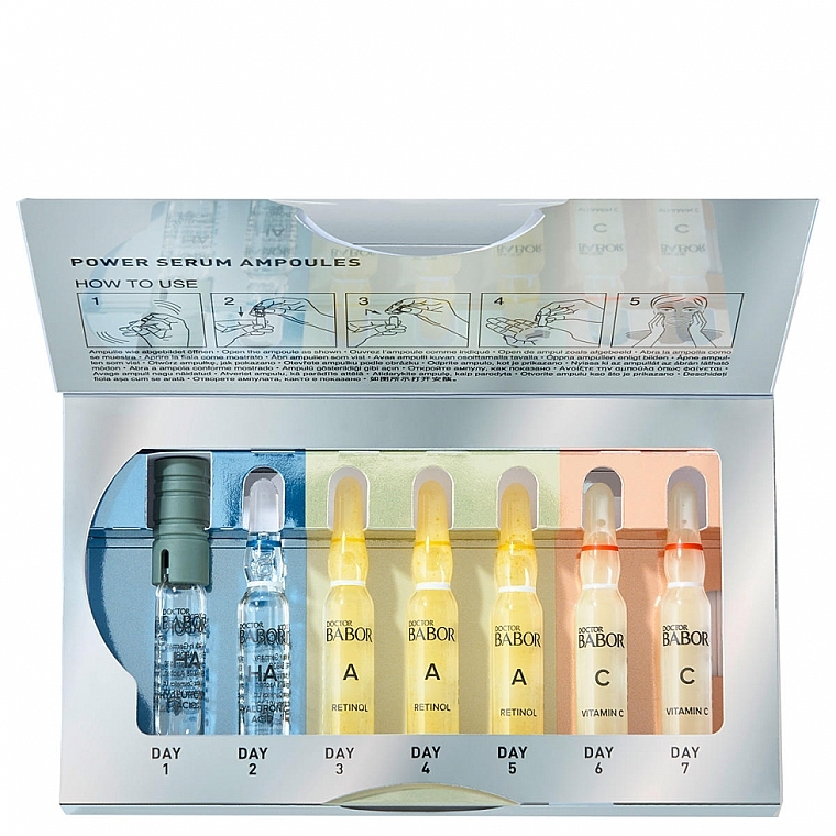 Ampoule Set, 7 pieces - Babor Doctor Babor Ampoule Trial Set — photo N2