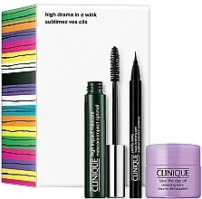 Fragrances, Perfumes, Cosmetics Set - Clinique High Drama In A Wink (mascara/7ml + eye/liner/0.34g + dem/balm/15ml)