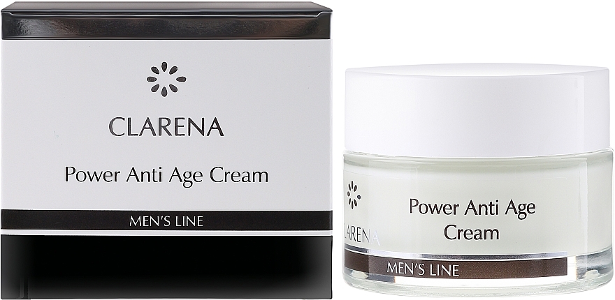 Anti-Wrinkle Men Cream - Clarena Men’s Line Power Anti-Age Cream — photo N1