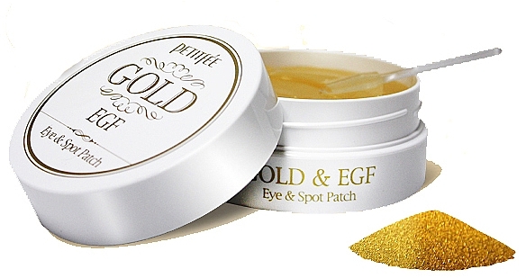 Golden Hydrogel Eye Patches - Petitfee & Koelf Gold&EGF Eye&Spot Patch  — photo N4