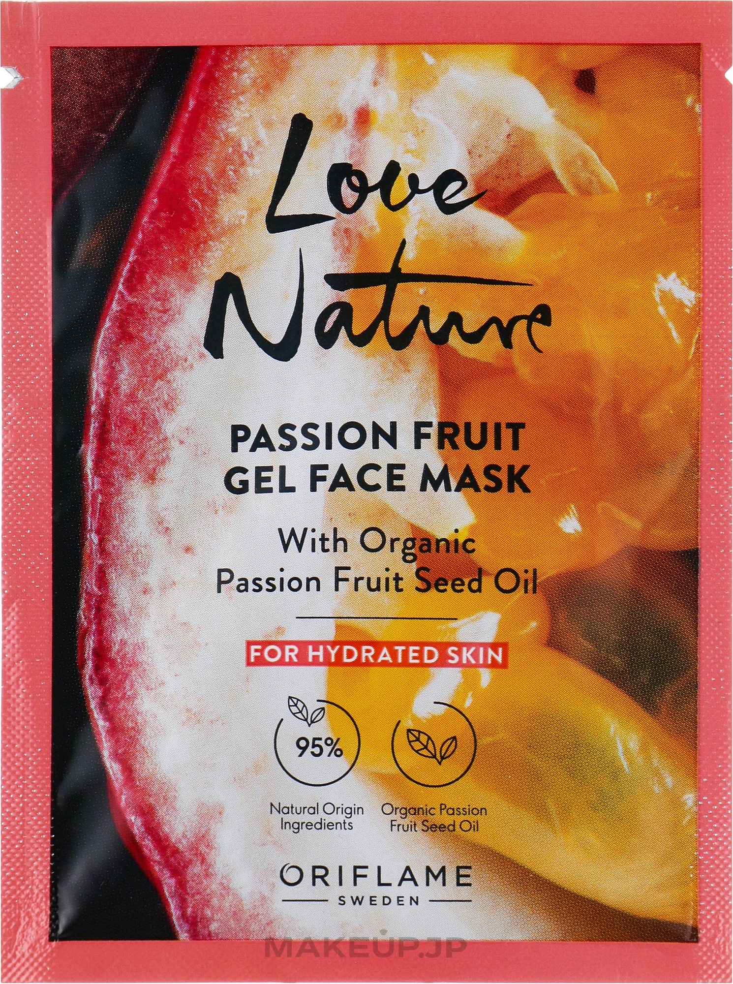 Moisturizing Organic Passion Fruit Gel Face Mask - Oriflame Passion Fruit Gel Face Mask with Organic Passion Fruit Seed Oil — photo 10 ml