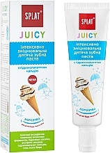 Fragrances, Perfumes, Cosmetics Kids Strengthening Toothpaste "Ice Cream" - SPLAT Juicy