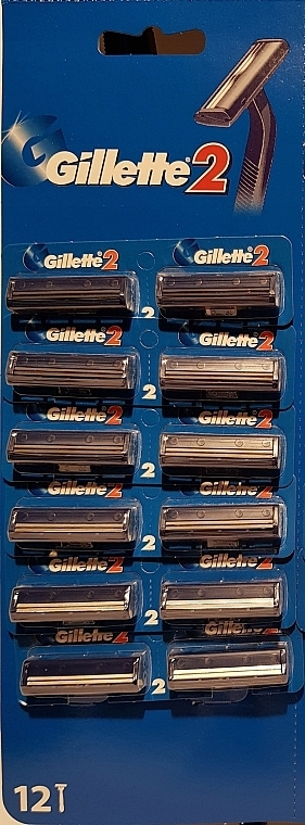 Disposable Razor Set, 12 pcs. - Gillette Blue 2 — photo N3