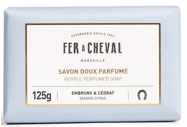 Marseille Gentle Perfumed Soap - Seaside Citrus - Fer A Cheval Gentle Perfumed Soap Seaside Citrus — photo N1