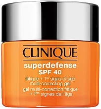 Fragrances, Perfumes, Cosmetics Anti First Signs of Aging & Fatigue Correcting Gel - Clinique Superdefense SPF40 Gel Multi-correction