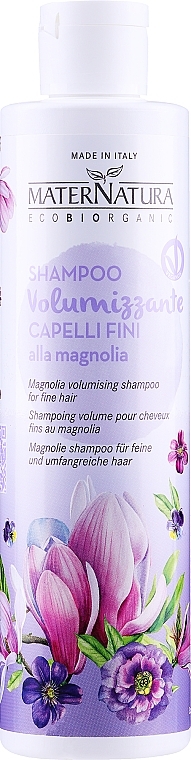 Volume Shampoo - MaterNatura Magnolia Volumising Shampoo — photo N1
