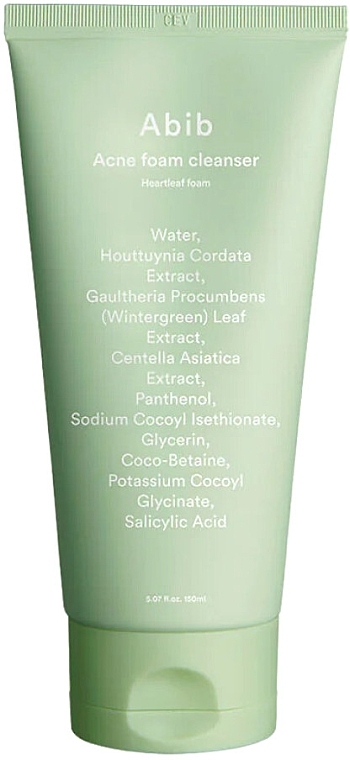 Problematic Skin Cleansing Foam - Abib Acne Foam Cleanser Heartleaf Foam — photo N1