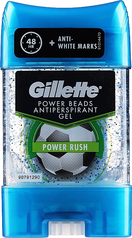 Gel Antiperspirant-Deodorant - Gillette Power Rush Power Beads Anti-Perspirant Gel for Men — photo N1