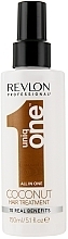 Mask Spray with Coconut Scent - Revlon Professional Uniq One All in One Coconut Hair Treatment — photo N3