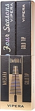 Fragrances, Perfumes, Cosmetics Set - Ombre Eye Set Four Seasons Black Mascara + Gold Tip (mascara/11ml+mascara/11ml)