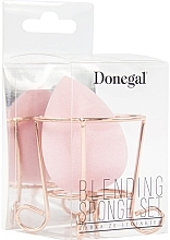 Fragrances, Perfumes, Cosmetics Makeup Sponge with Basket, pink - Donegal