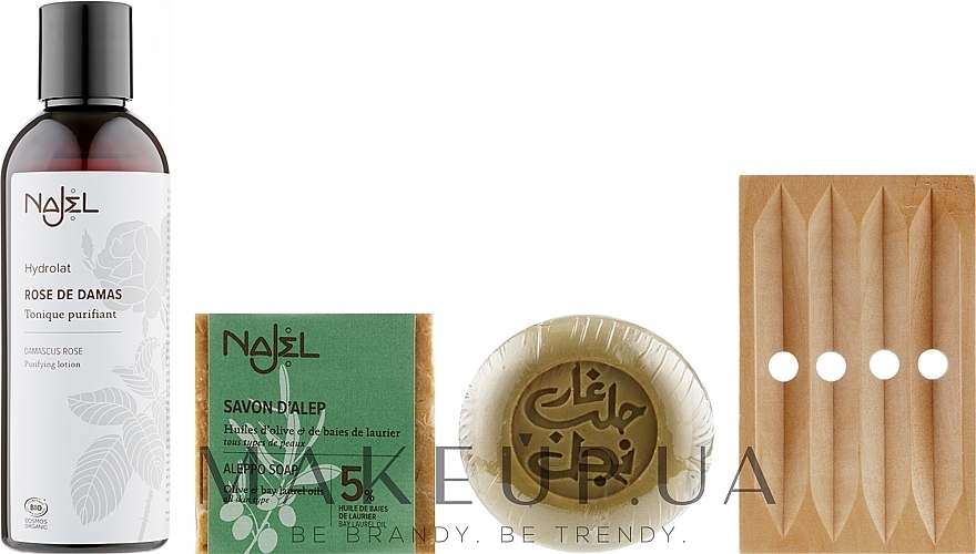 Set - Najel (soap/190g + soap/100g + water/200ml + soap/dish/1pie) — photo N1