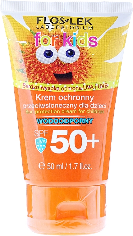 Kids Sunscreen Cream SPF50+ - Floslek Sun Protection Cream For Kids SPF50+ — photo N1