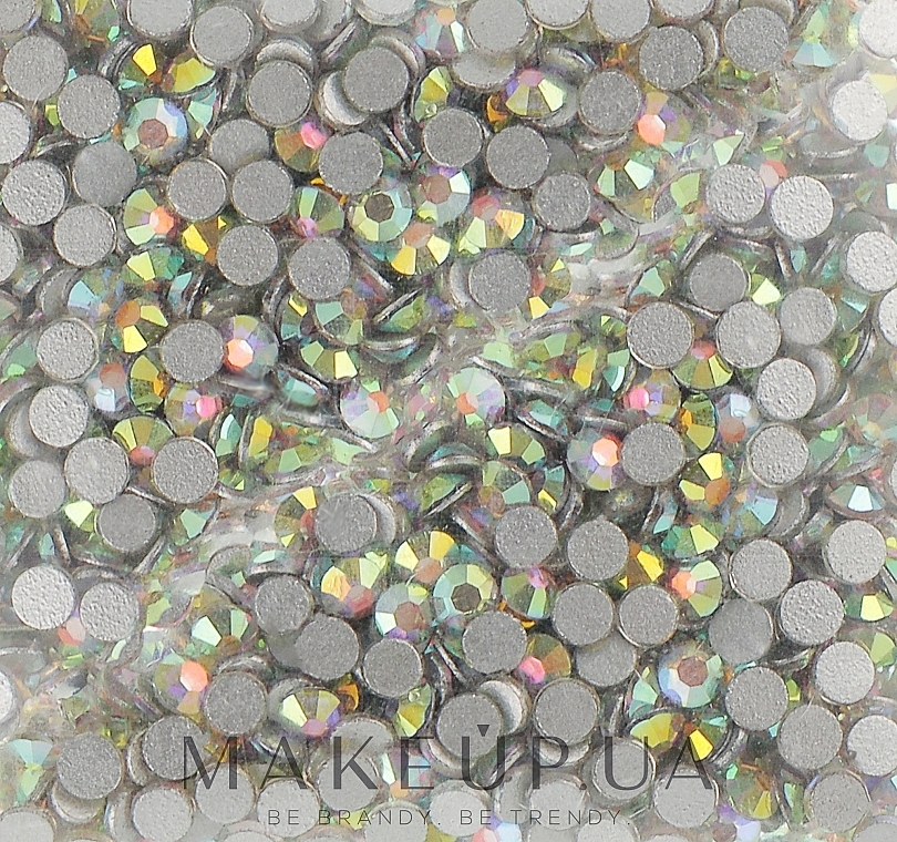 Decorative Nail Crystals 'Crystal AB', size SS 04 - Kodi Professional — photo N2