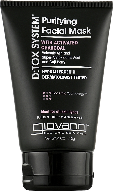 Cleansing Face Mask - Giovanni D:tox System Purifying Facial Mask — photo N1