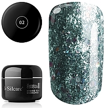 Nail Hybrid Gel - Silcare The Garden of Colour Hybrid Gel Diamond — photo N1