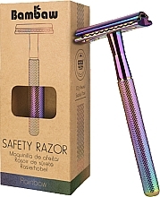 Fragrances, Perfumes, Cosmetics Razor with Refill Blade, rainbow - Bambaw Safety Razor