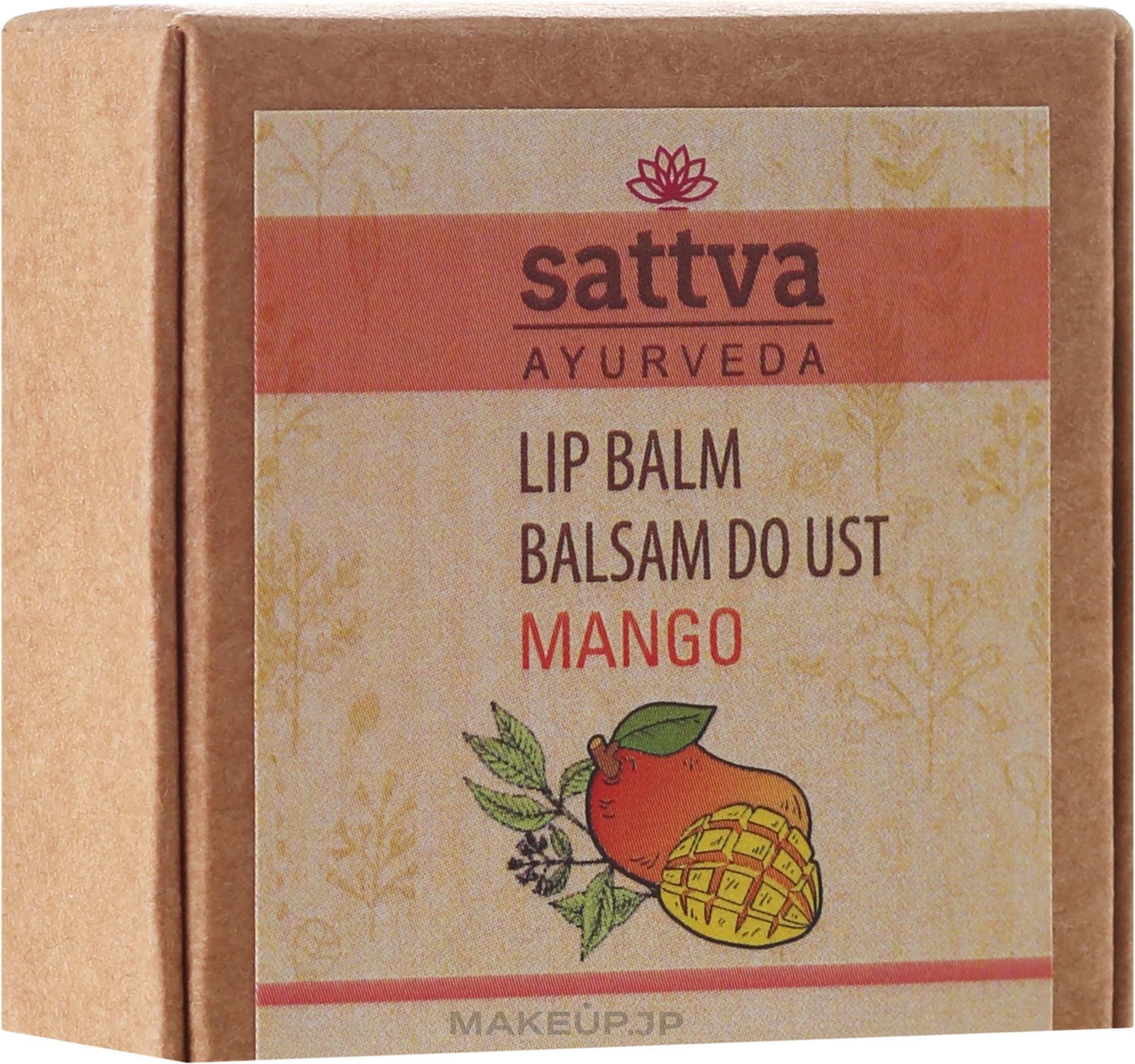 Lip Balm "Mango" - Swati Ayurveda Lip Balm Mango — photo 5 g