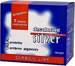 Fragrances, Perfumes, Cosmetics Hair Bleach - Scandic Scandic Line Decolorant Silver 