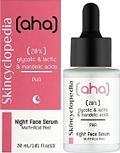 20% AHA & PHA Night Face Serum - Skincyclopedia Night Face Serum Night Peeling With 20% AHA & PHA — photo N4