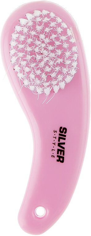 Pedicure Brush & Pumice, STK-63, pink - Silver Style — photo N1