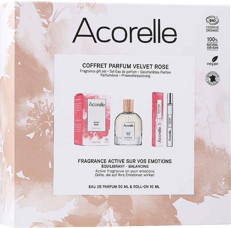 Acorelle Velvet Rose - Set (edp/50ml + edp/10ml)  — photo N1