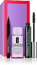 Fragrances, Perfumes, Cosmetics Set - Clinique High Impact Set (mascara/7ml + remover/30ml + eye/liner/0.34g)