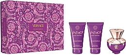 Fragrances, Perfumes, Cosmetics Versace Dylan Purple - キット (edp/50ml + b/lot/50ml + sh/gel/50ml)	