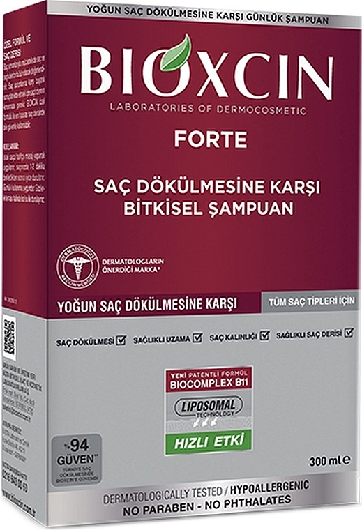 Anti-Hair Loss Shampoo - Bioxcin Forte Shampoo — photo N2