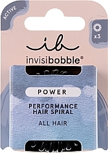Hair Band - Invisibobble Power True Black Perfomance Hair Spiral	 — photo N1